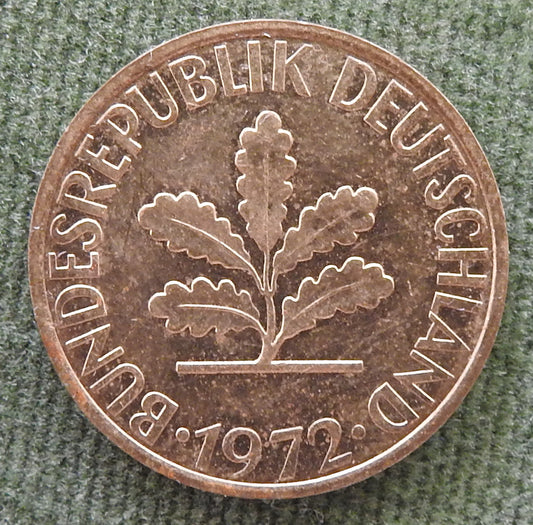 Germany 1972 J 10 Pfennig Coin