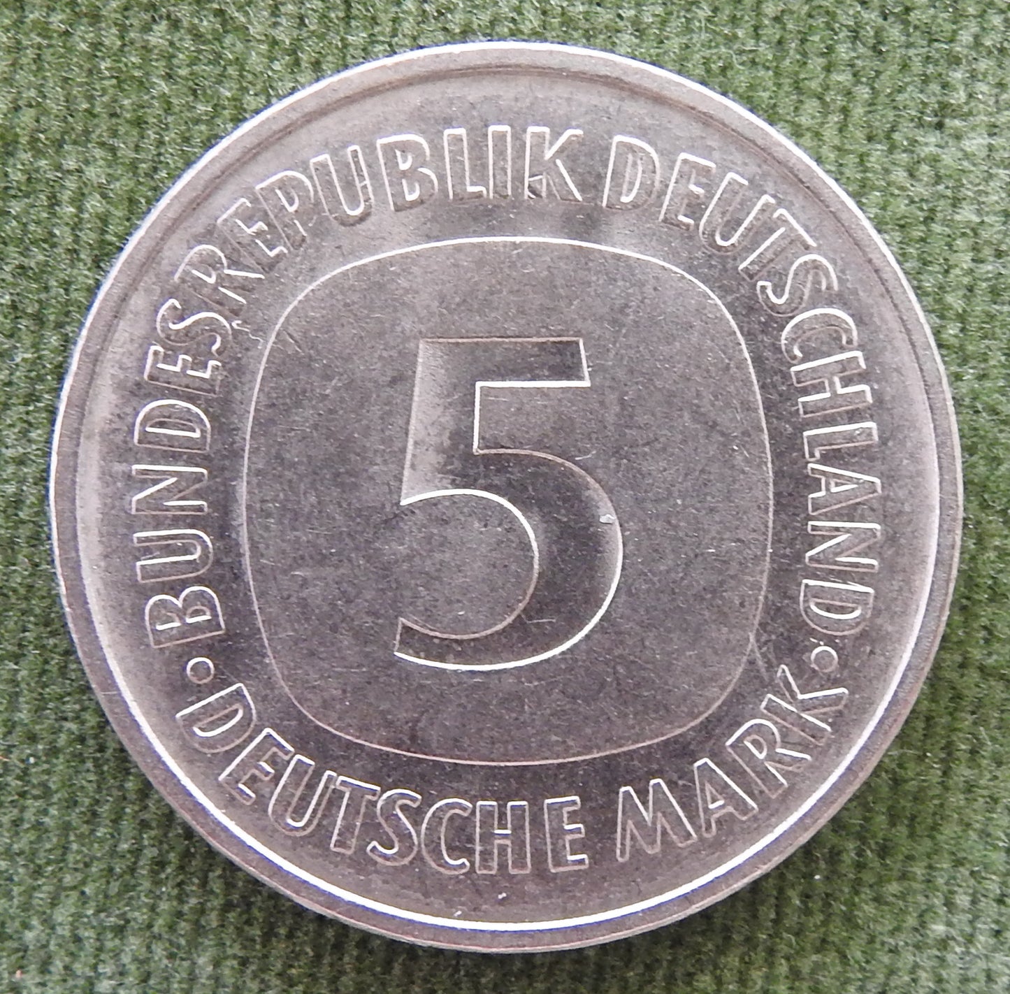 Germany 1975 F 5 Deutsche Mark Coin