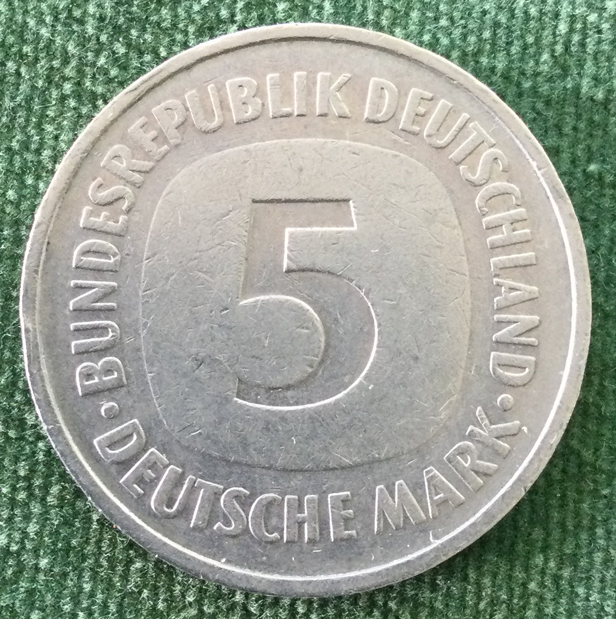 Germany 1975 F 5 Deutsche Mark Coin