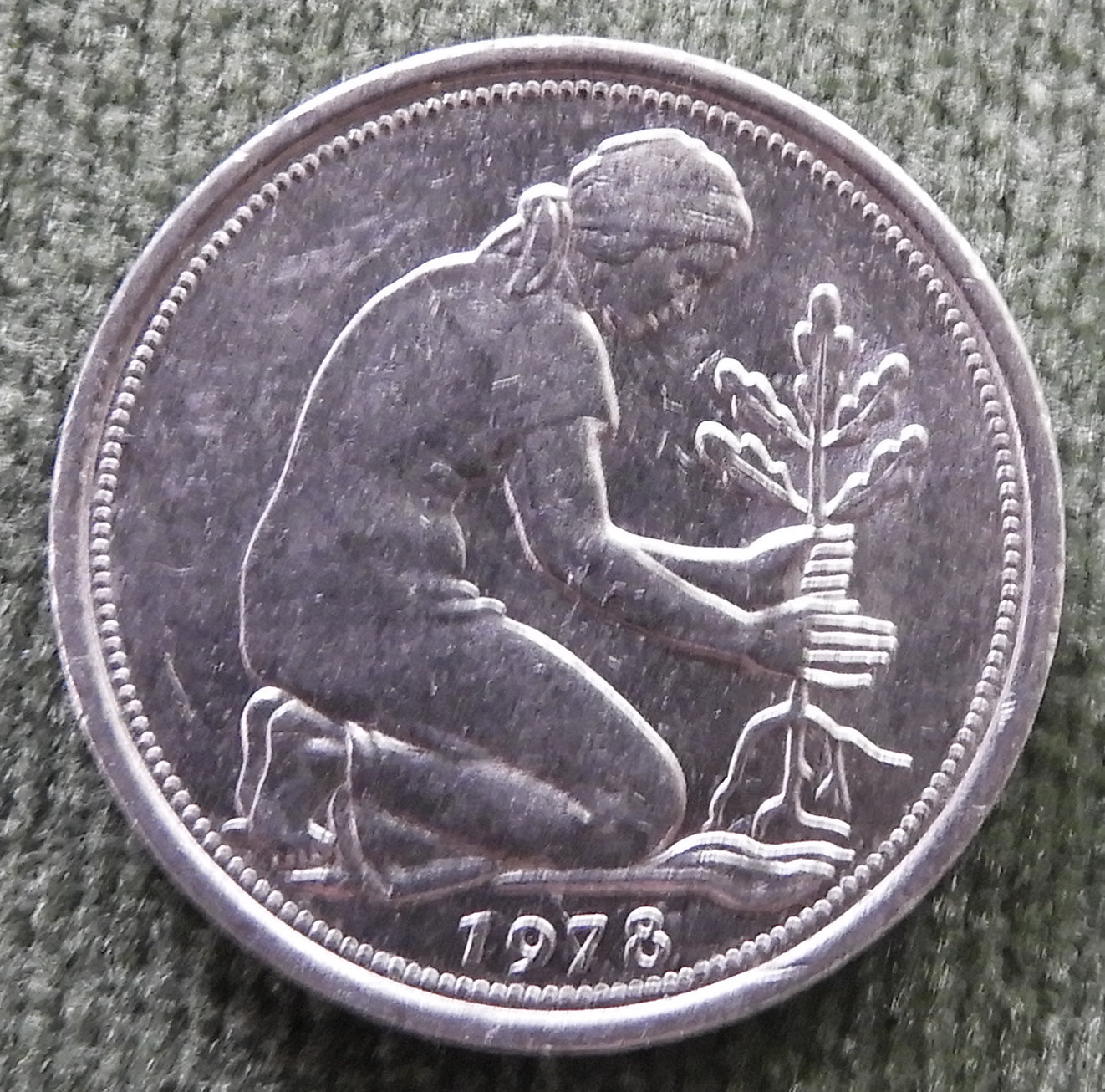 Germany 1978 F 50 Pfennig Coin - Circulated