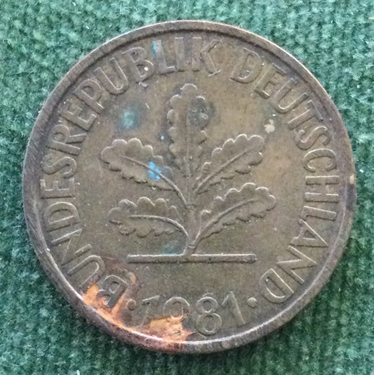 Germany 1981 J 10 Pfennig Coin