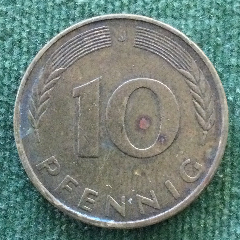 Germany 1981 J 10 Pfennig Coin