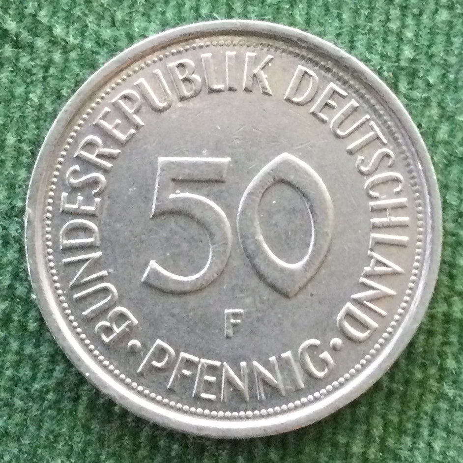 Germany 1984 F 50 Pfennig Coin