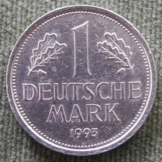 Germany 1993 F 1 Deutsche Mark Coin Stuttgart - Circulated