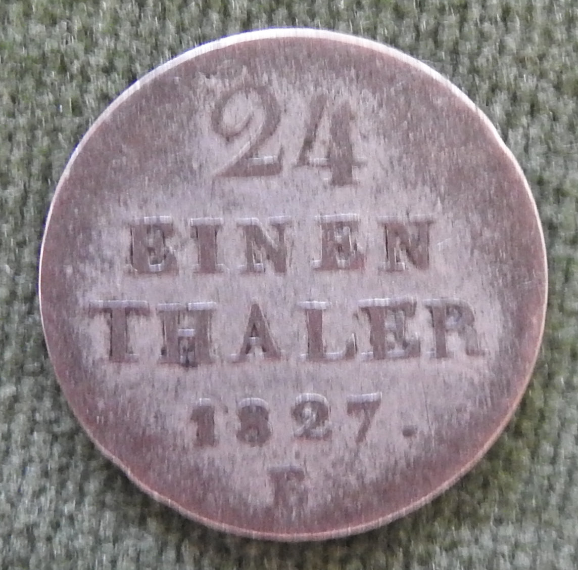 Kingdom of Hannover 1827 B 1/24 Thaler Coin King George IV