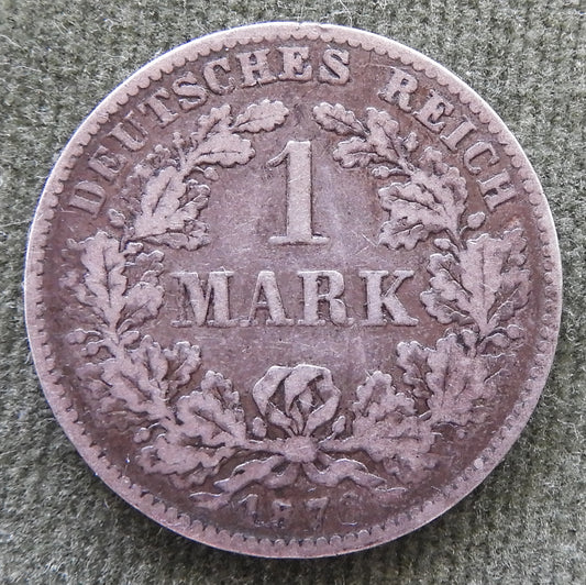 Germany 1876 NN 1 Reichs Mark German Empire Coin