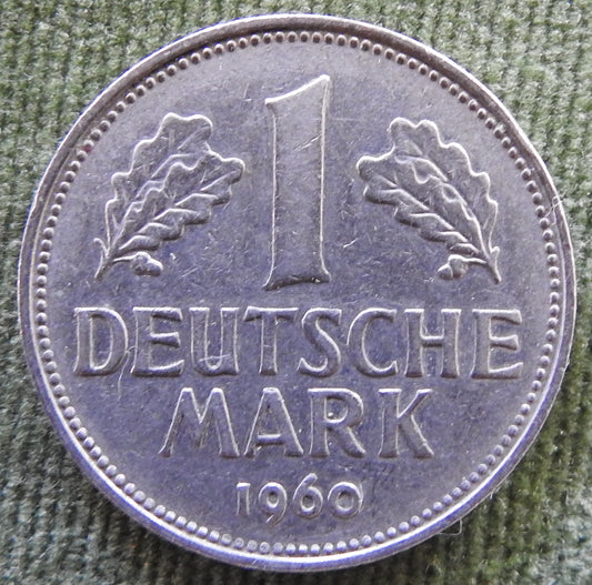 Germany 1960 D 1 Deutsche Mark Coin - Circulated