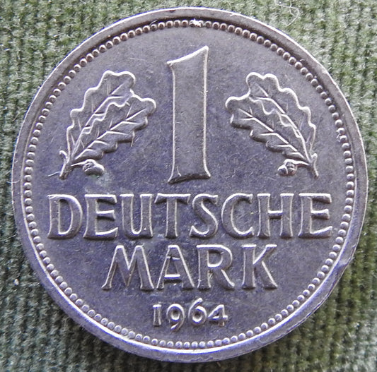 Germany 1964 J 1 Deutsche Mark Coin - Circulated