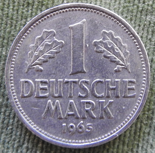 Germany 1965 D 1 Deutsche Mark Coin - Circulated