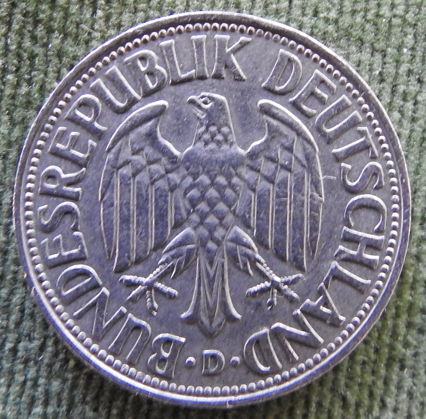 Germany 1965 D 1 Deutsche Mark Coin - Circulated