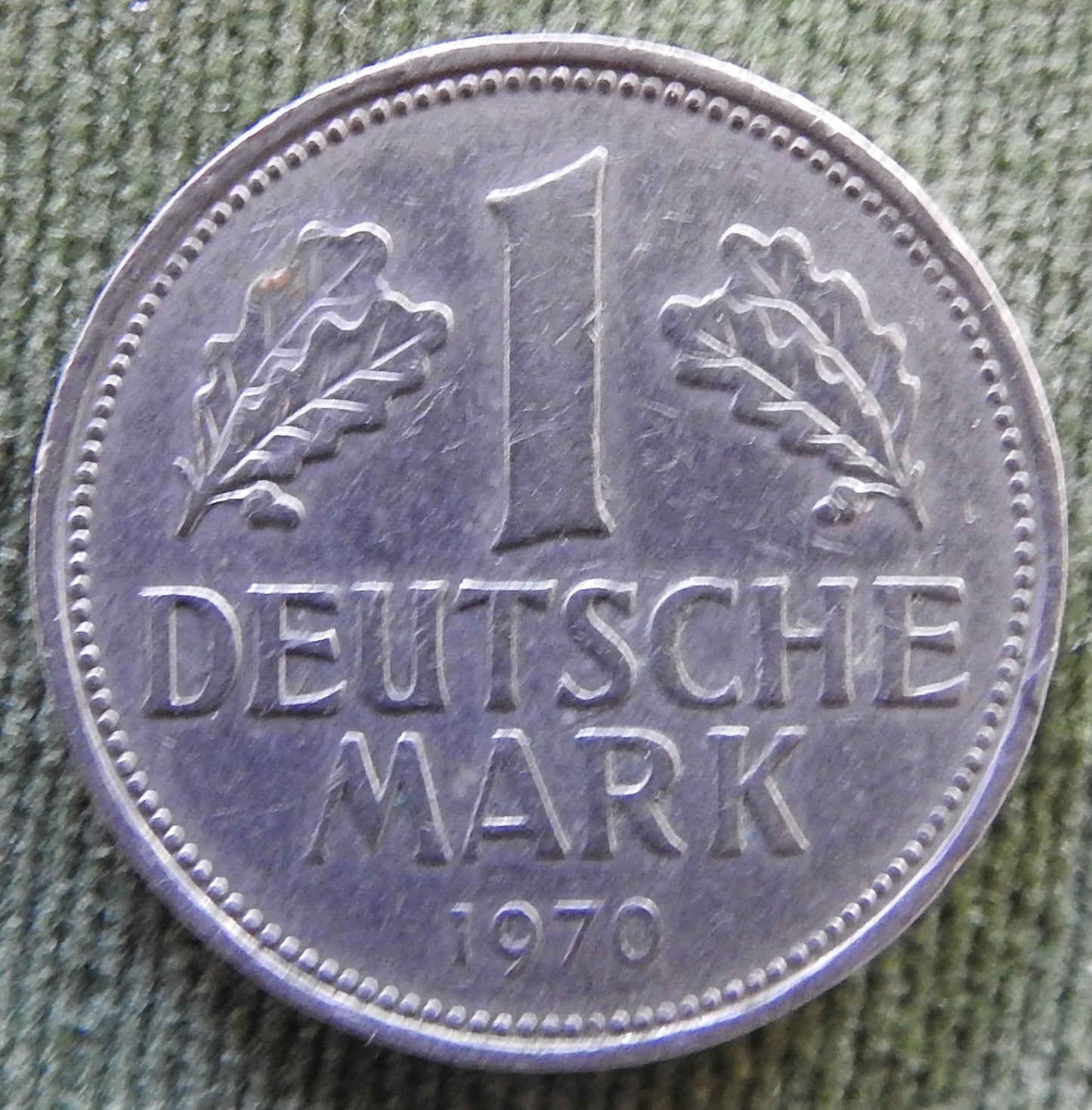 Germany 1970 D 1 Deutsche Mark Coin - Circulated