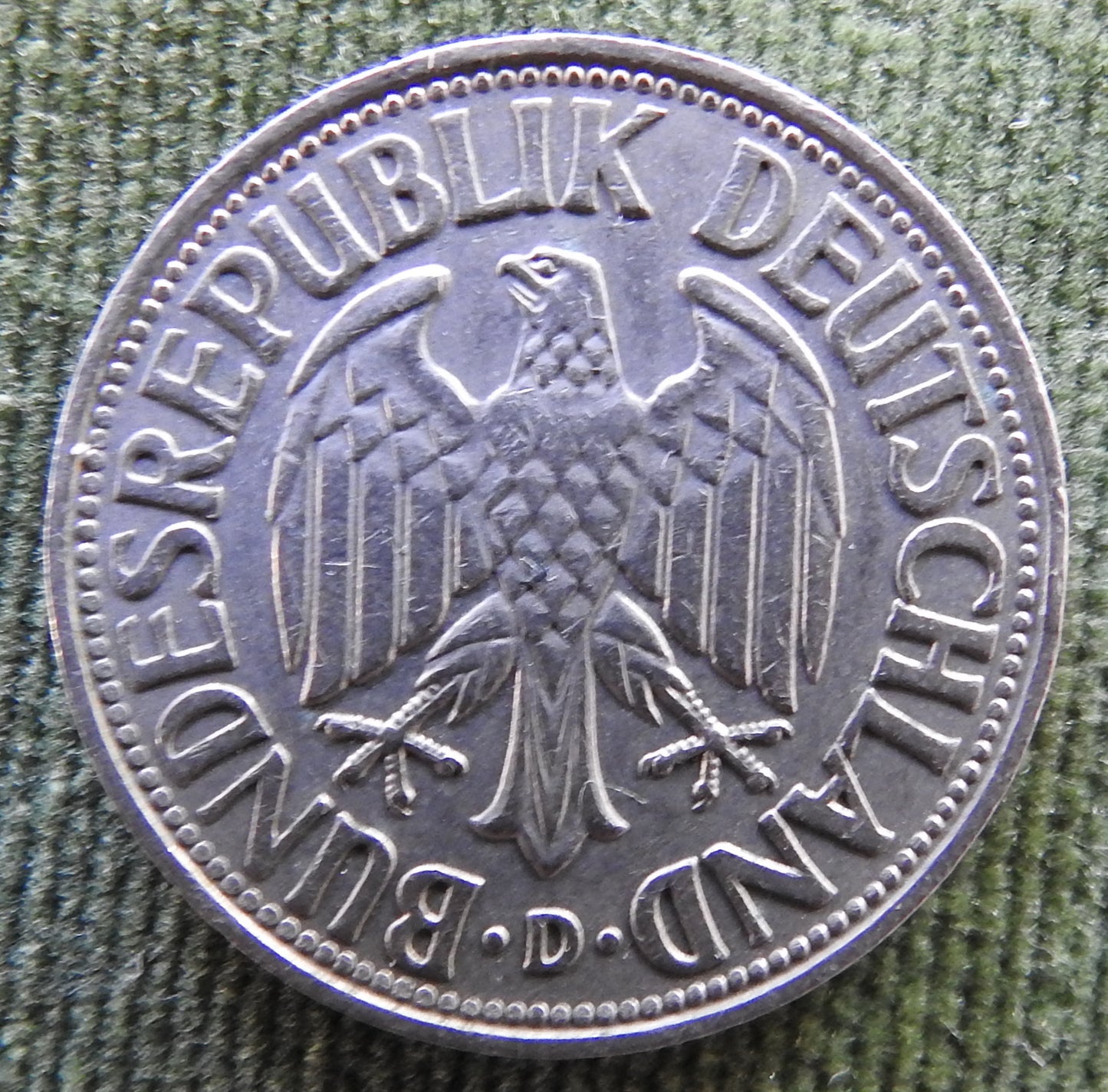 Germany 1970 D 1 Deutsche Mark Coin - Circulated