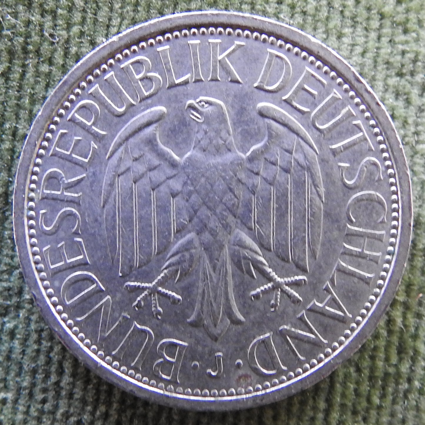 Germany 1974 J 1 Deutsche Mark Coin - Circulated