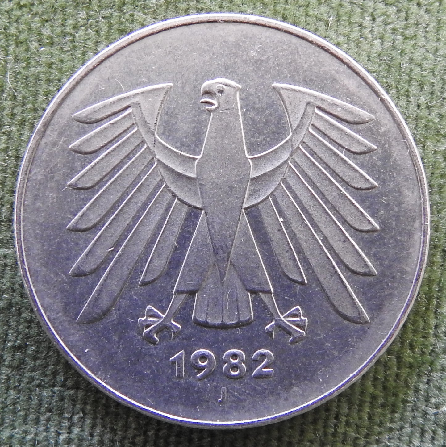 Germany 1982 J 5 Deutsche Mark Coin - Circulated