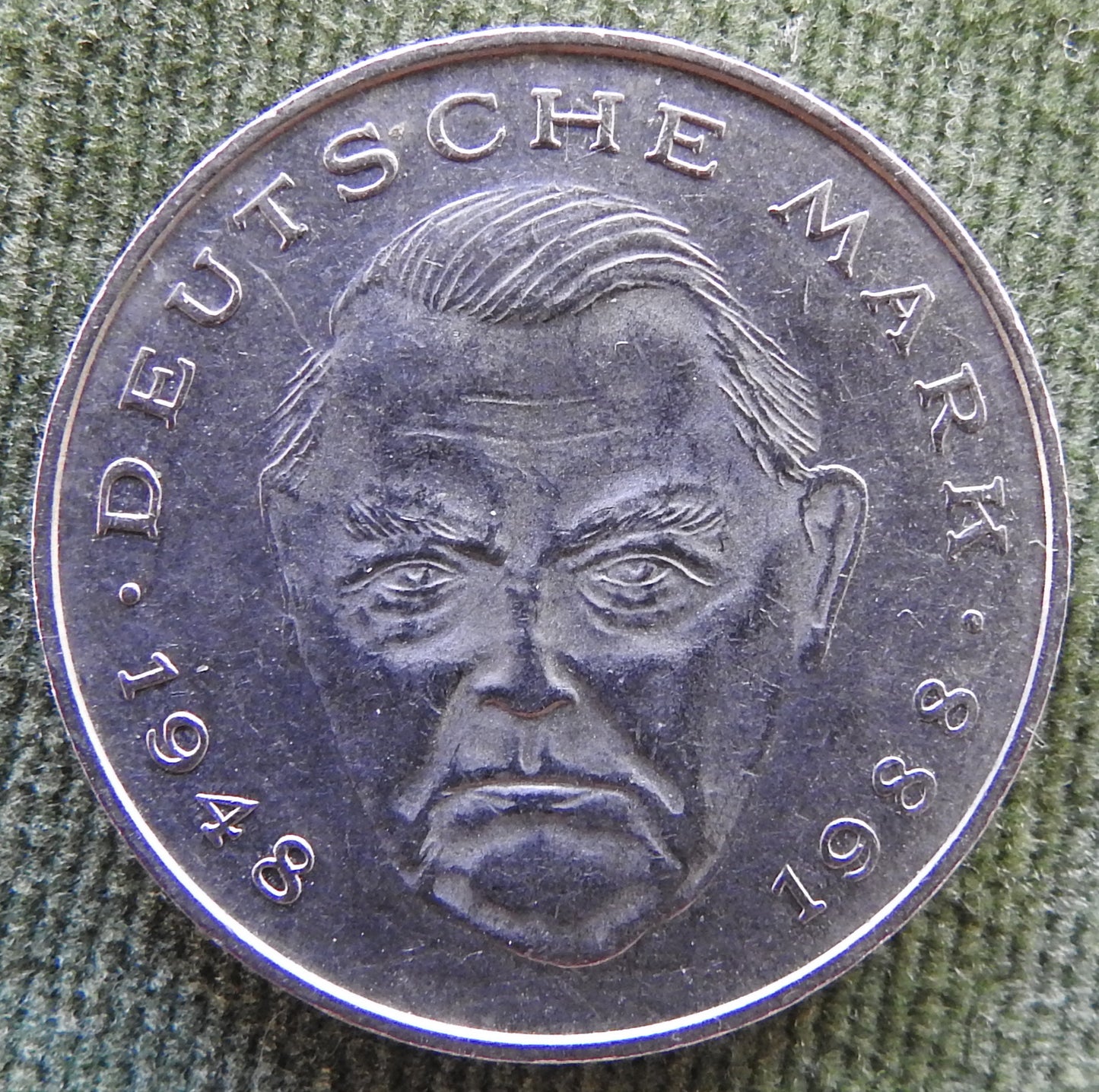 Germany 1992 A 2 Deutsche Mark Ludwig Erhard Coin - Circulated