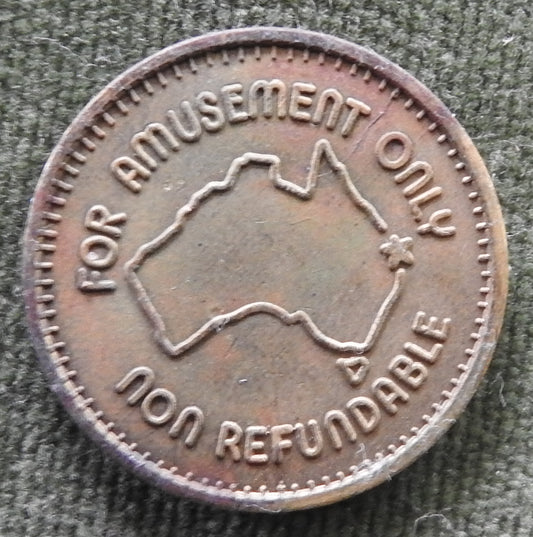 Grundy's Surfers Paradise Amusement Centre Token