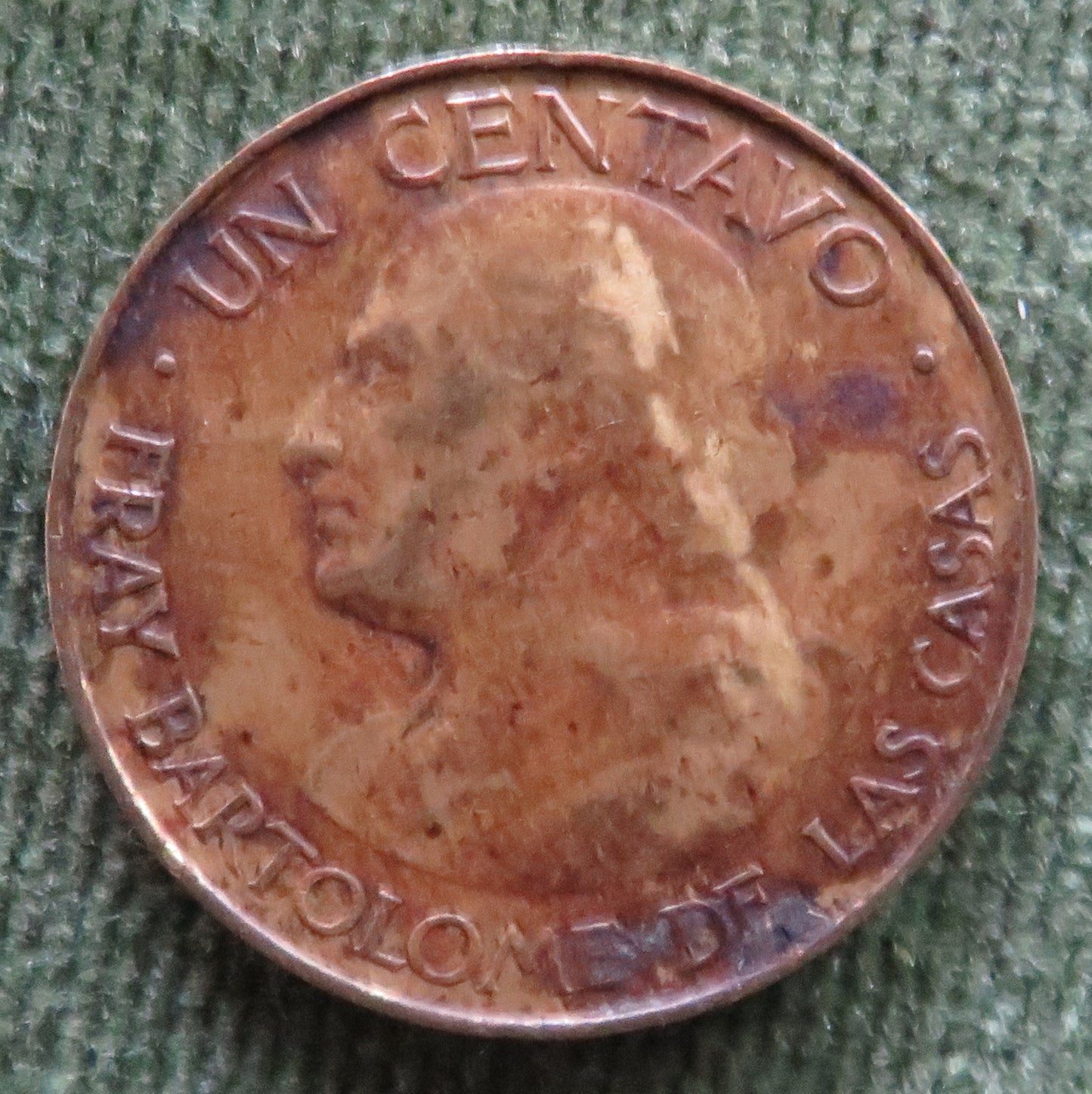 Guatemala 1958 1 Centavo Coin - F