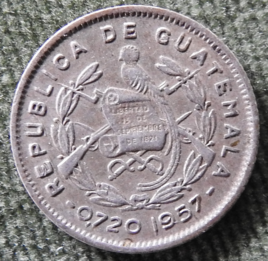 Guatemala 1957 5 Centavos Coin