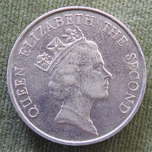 Hong Kong 1988 5 Dollar Queen Elizabeth II Coin
