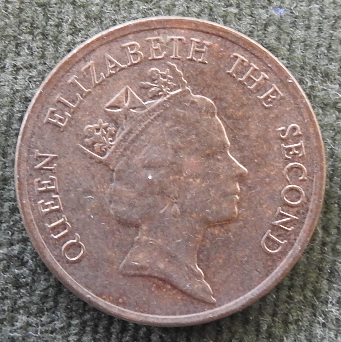 Hong Kong 1992 10 Cent Queen Elizabeth II Coin