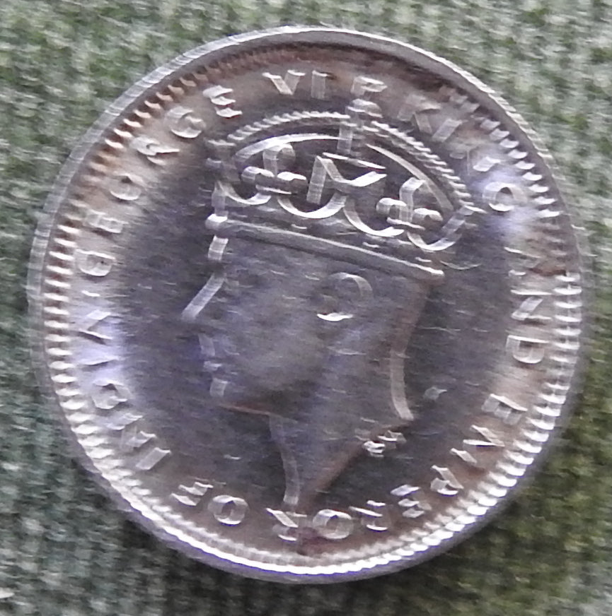 Hong Kong 1938 5 Cent King George VI Coin