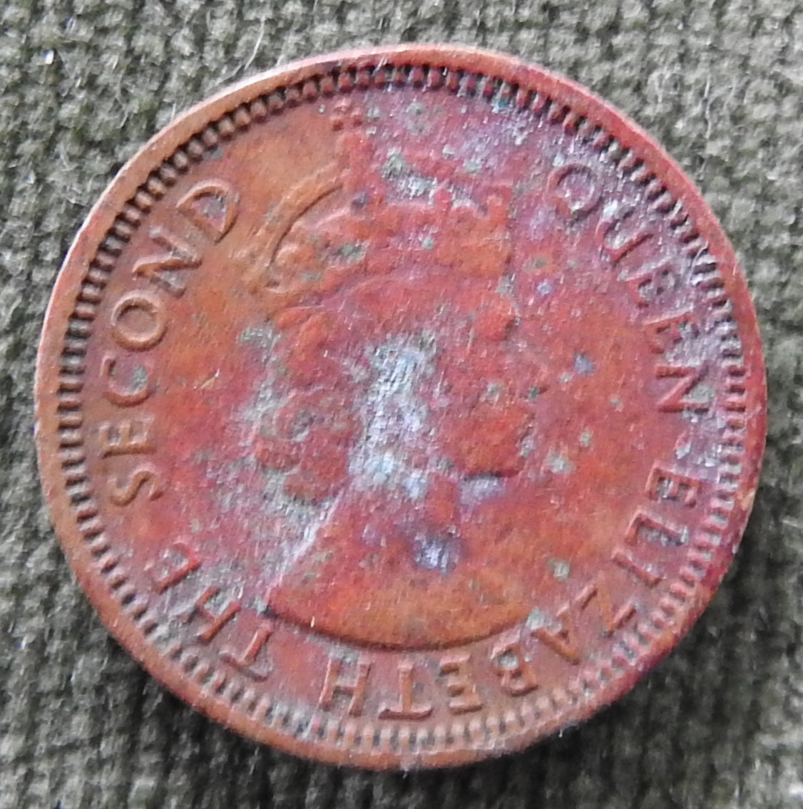 Hong Kong 1960 5 Cent Queen Elizabeth II Coin