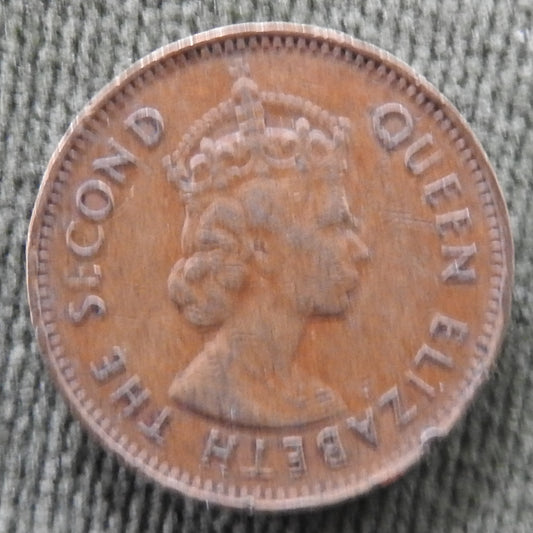 Hong Kong 1965 10 Cent Queen Elizabeth II Coin
