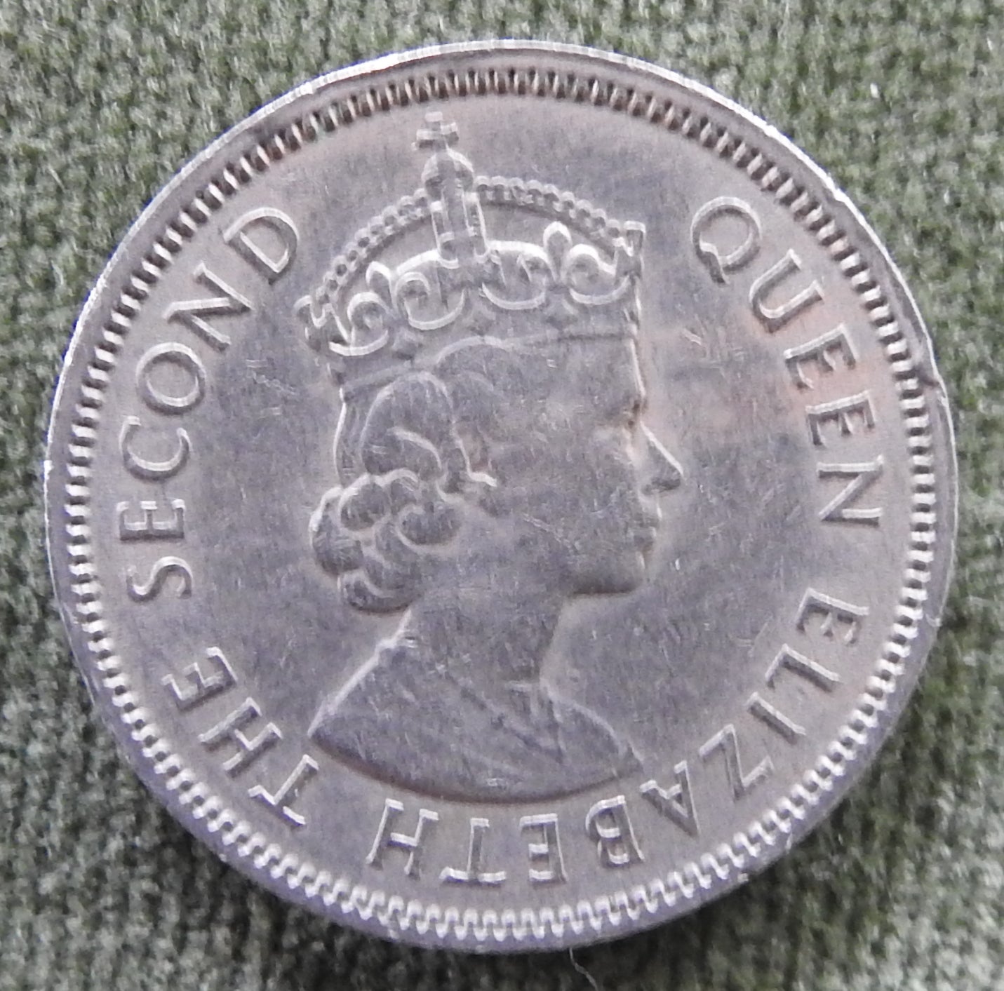 Hong Kong 1967 50 Cent Queen Elizabeth II Coin - Circulated