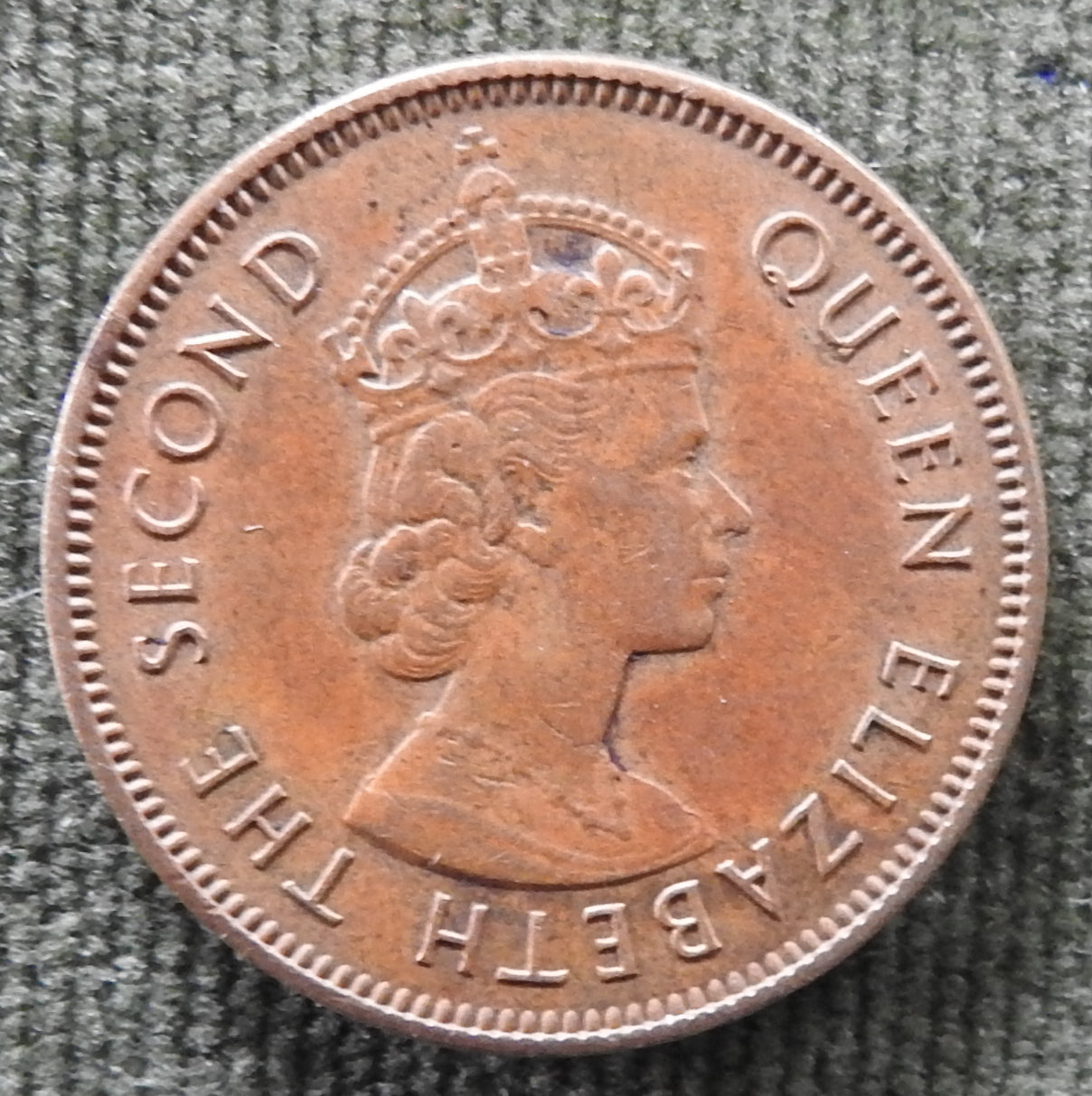 Hong Kong 1971 10 Cent Queen Elizabeth II Coin - Circulated