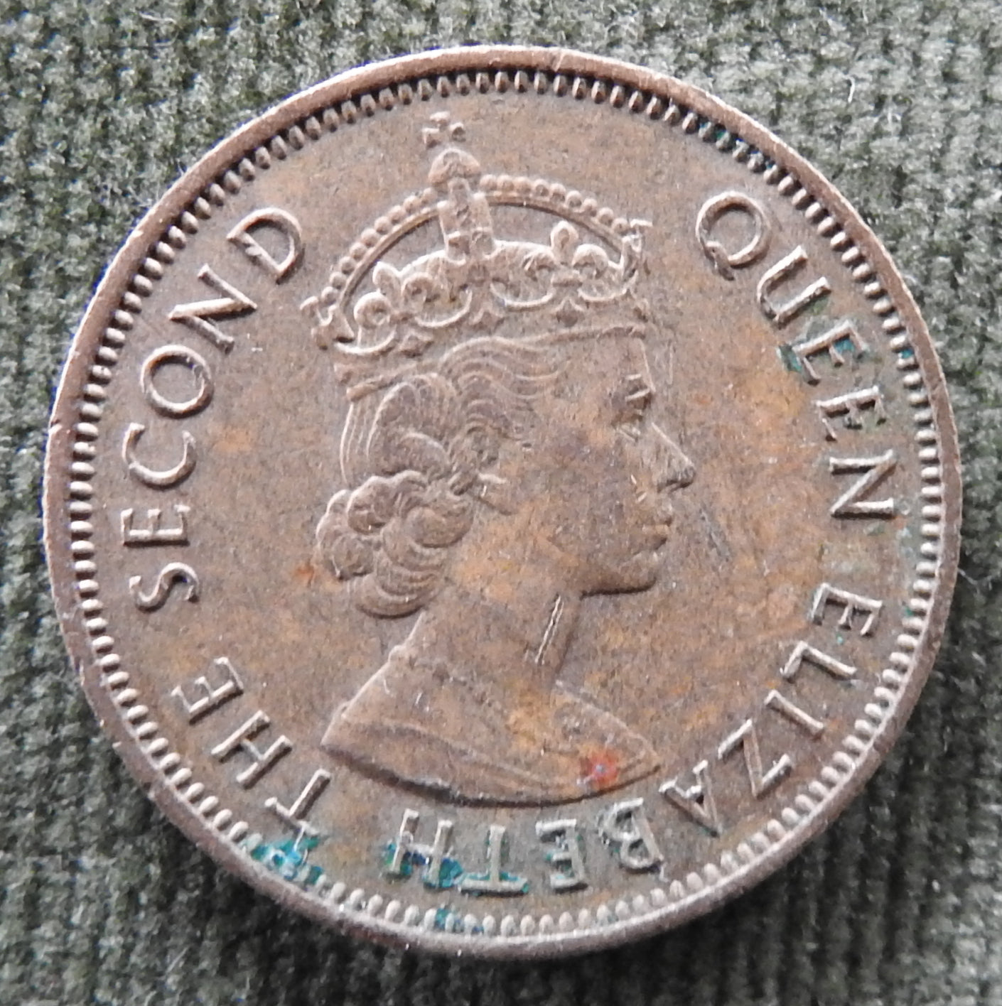 Hong Kong 1972 10 Cent Queen Elizabeth II Coin - Circulated