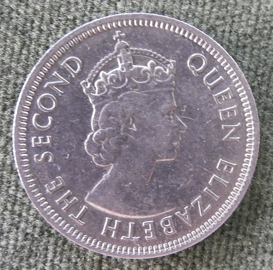 Hong Kong 1973 50 Cent Queen Elizabeth II Coin