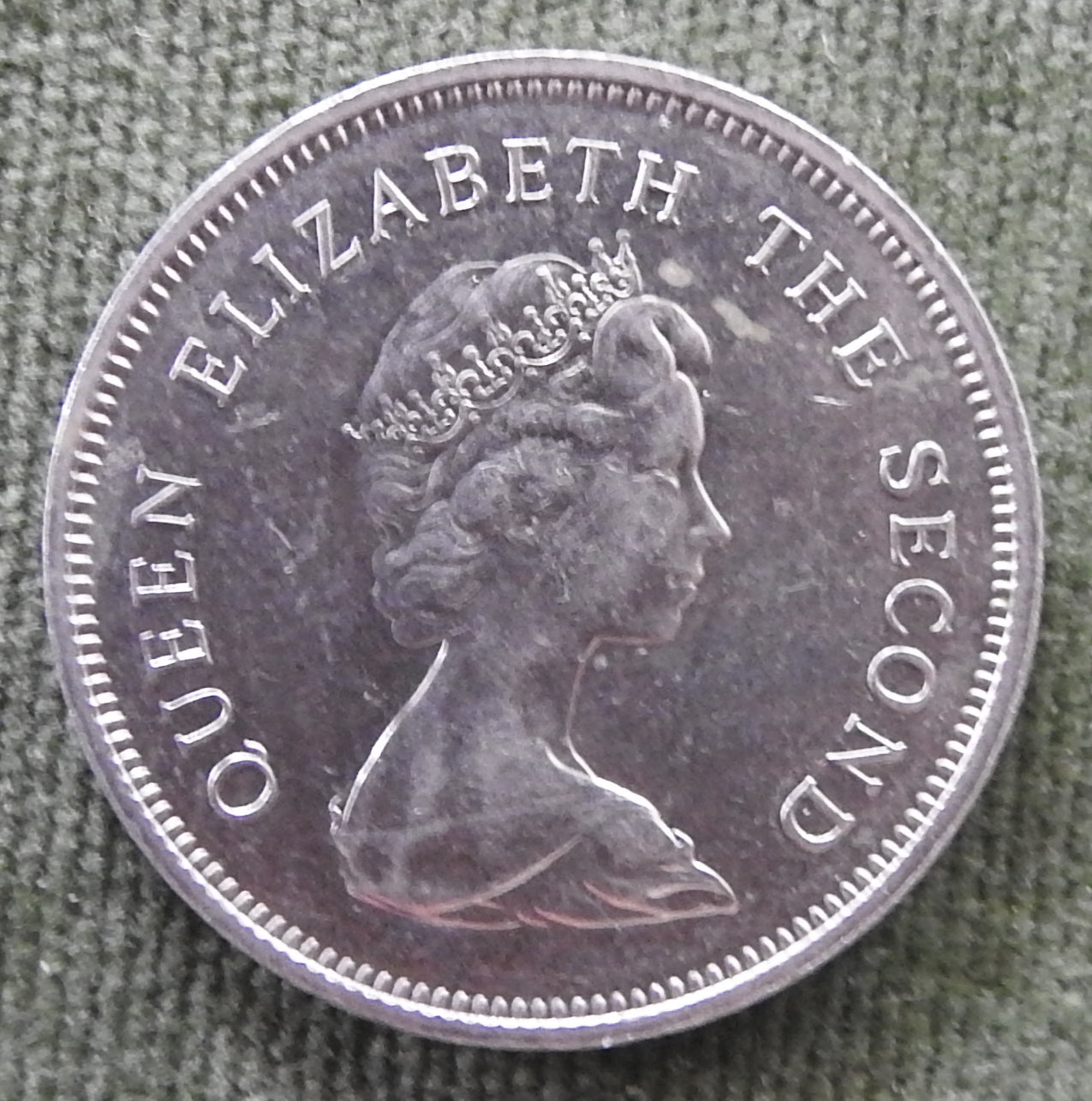 Hong Kong 1980 1 Dollar Queen Elizabeth II Coin - Circulated