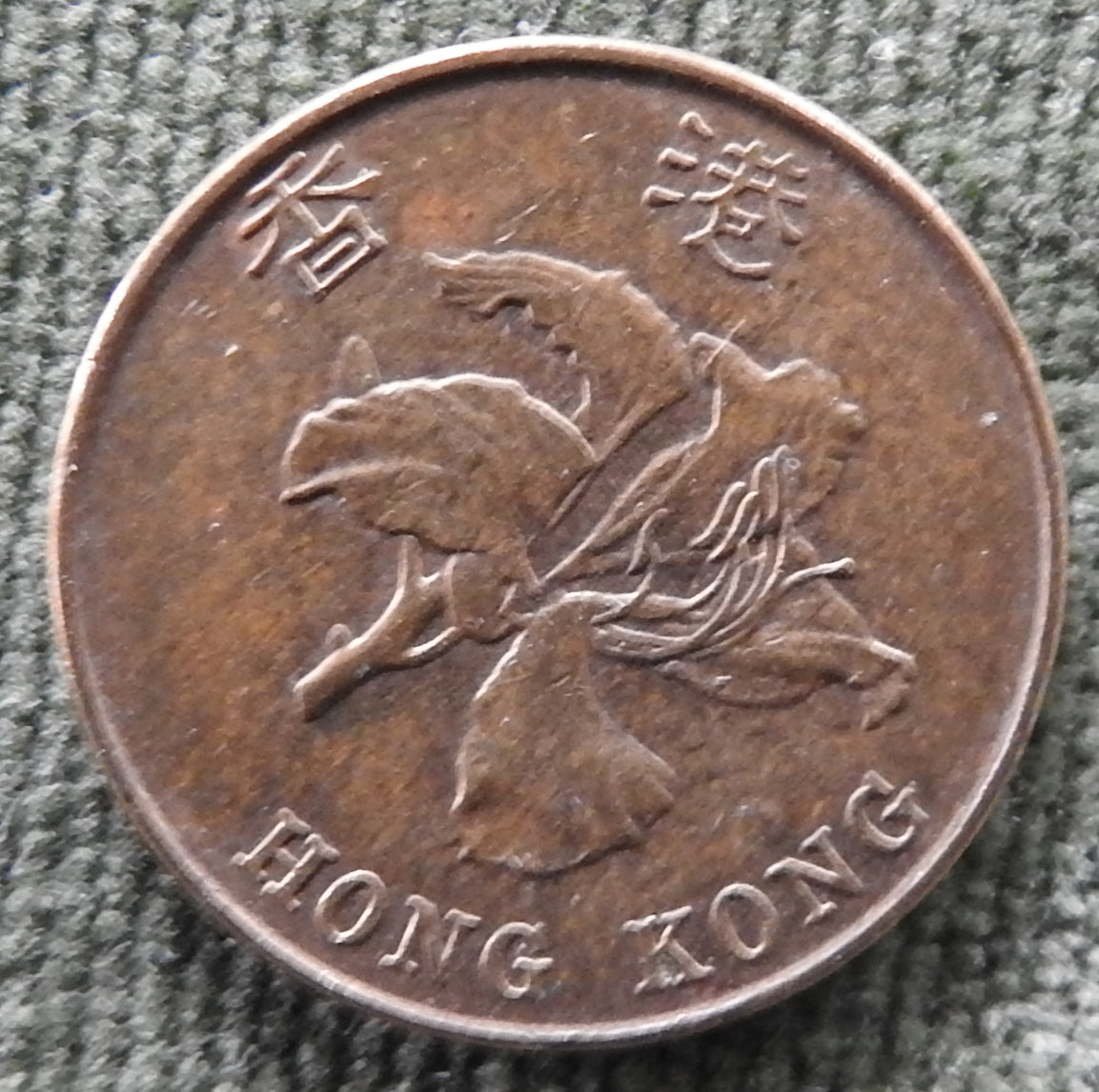 Hong Kong 1995 10 Cent Bauhinia Orchid Coin