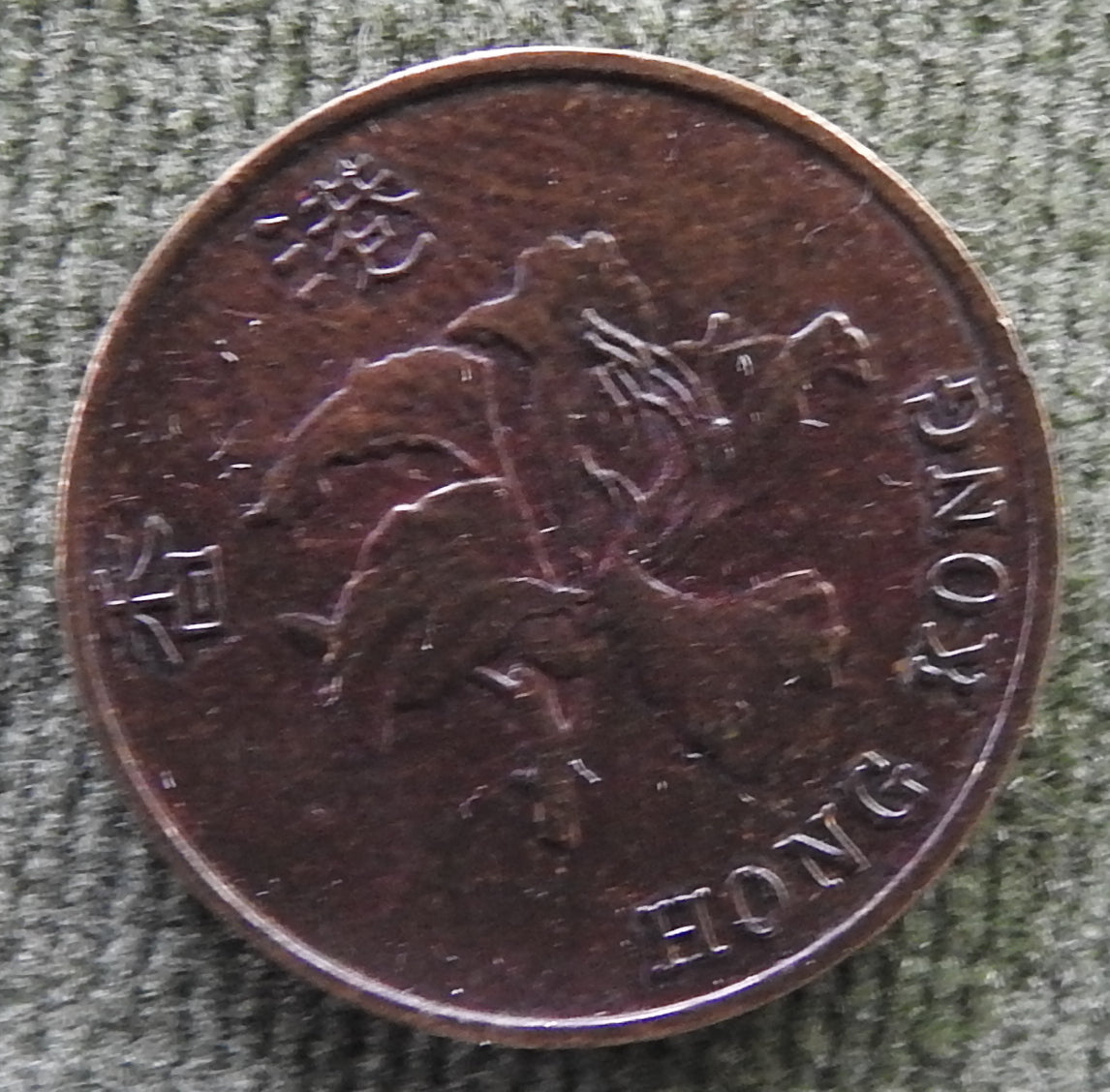 Hong Kong 1998 10 Cent Bauhinia Orchid Coin