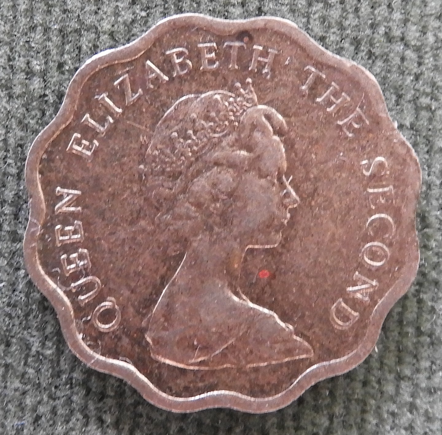 Hong Kong 1975 20 Cent Queen Elizabeth II Coin - Circulated