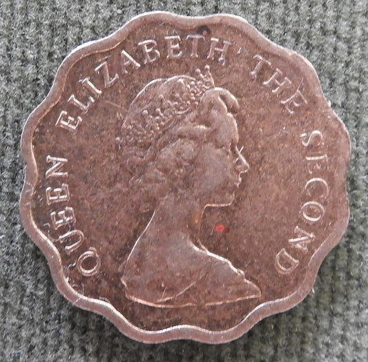 Hong Kong 1975 20 Cent Queen Elizabeth II Coin - Circulated