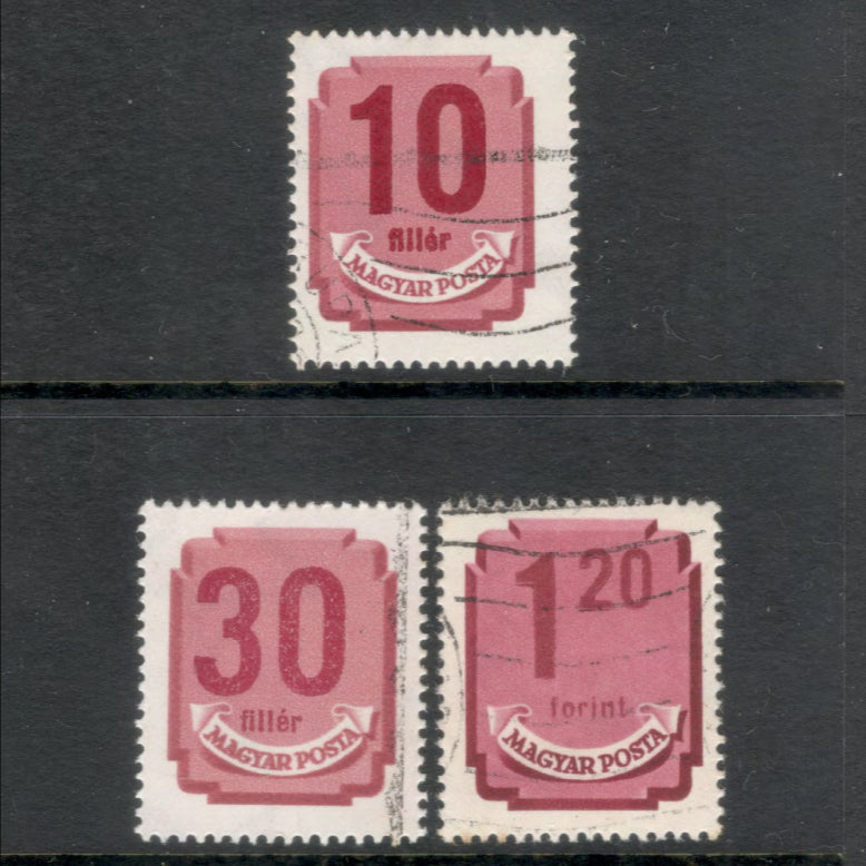 Hungary 1950 Multicoloured Figure of Value Watermarked Star of Hungary Postage Due Stamp Set