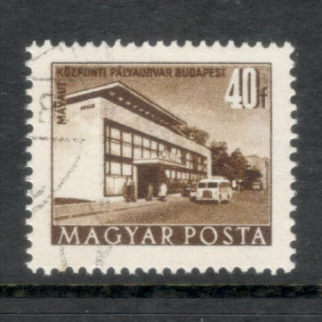 Hungary 1951 40 Filler Brown Buildings Postage Stamp