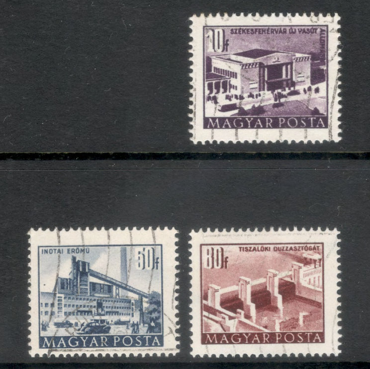 Hungary 1952 Buildings Postage Stamp Set