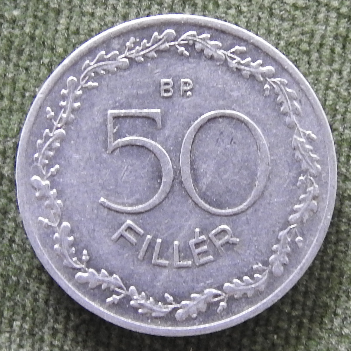 Hungary Magyar 1953 50 Filler Coin - Circulated