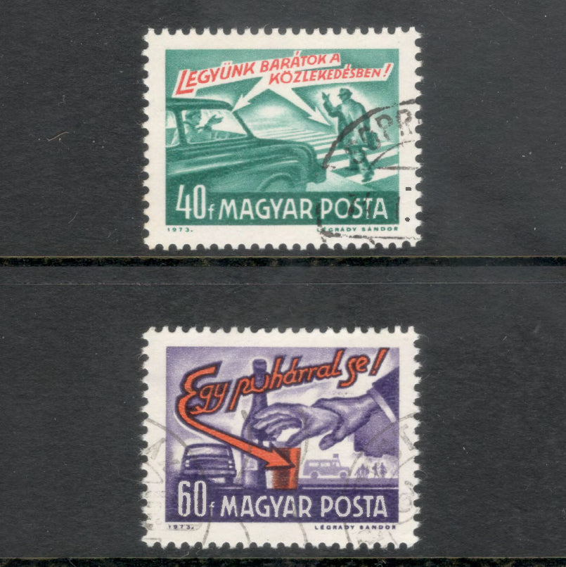 Hungary 1973 Safety in Traffic Postage Stamp Set