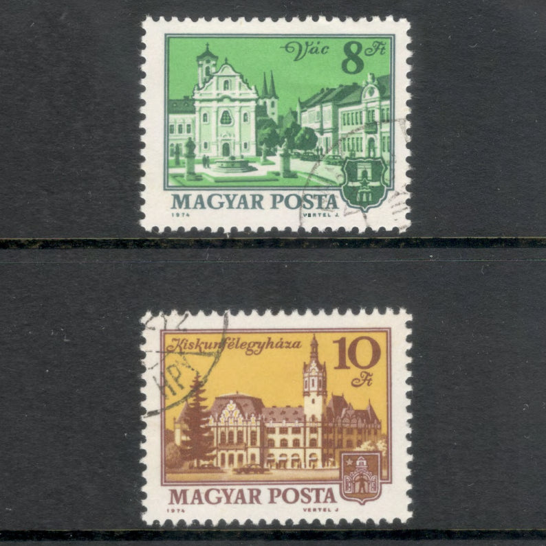 Hungary 1974 City Pictures Postage Stamp Set