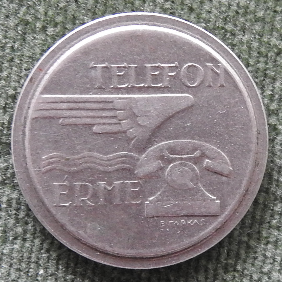 Hungary Magyar Posta Telephone Token - Circulated
