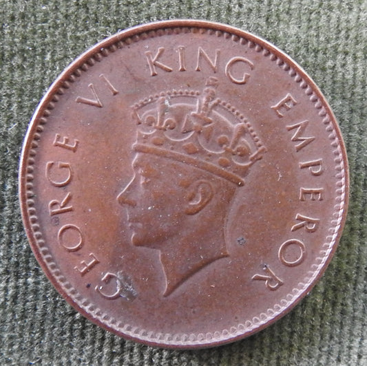 India 1938 1/4 One Quarter Anna King George VI Coin