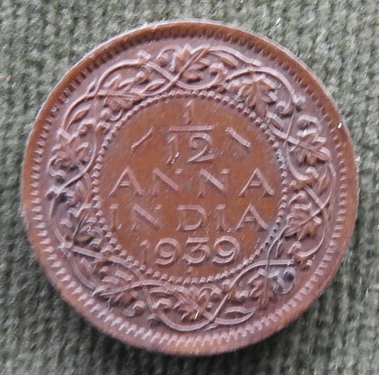 India 1939 1/12 Anna Coin