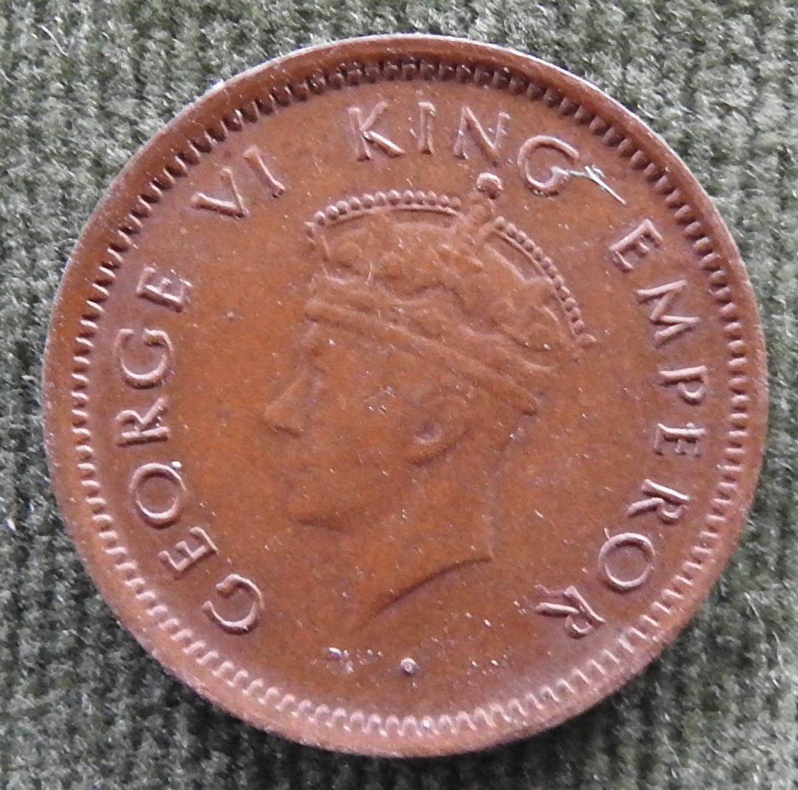 India 1939 1/12 Anna Coin