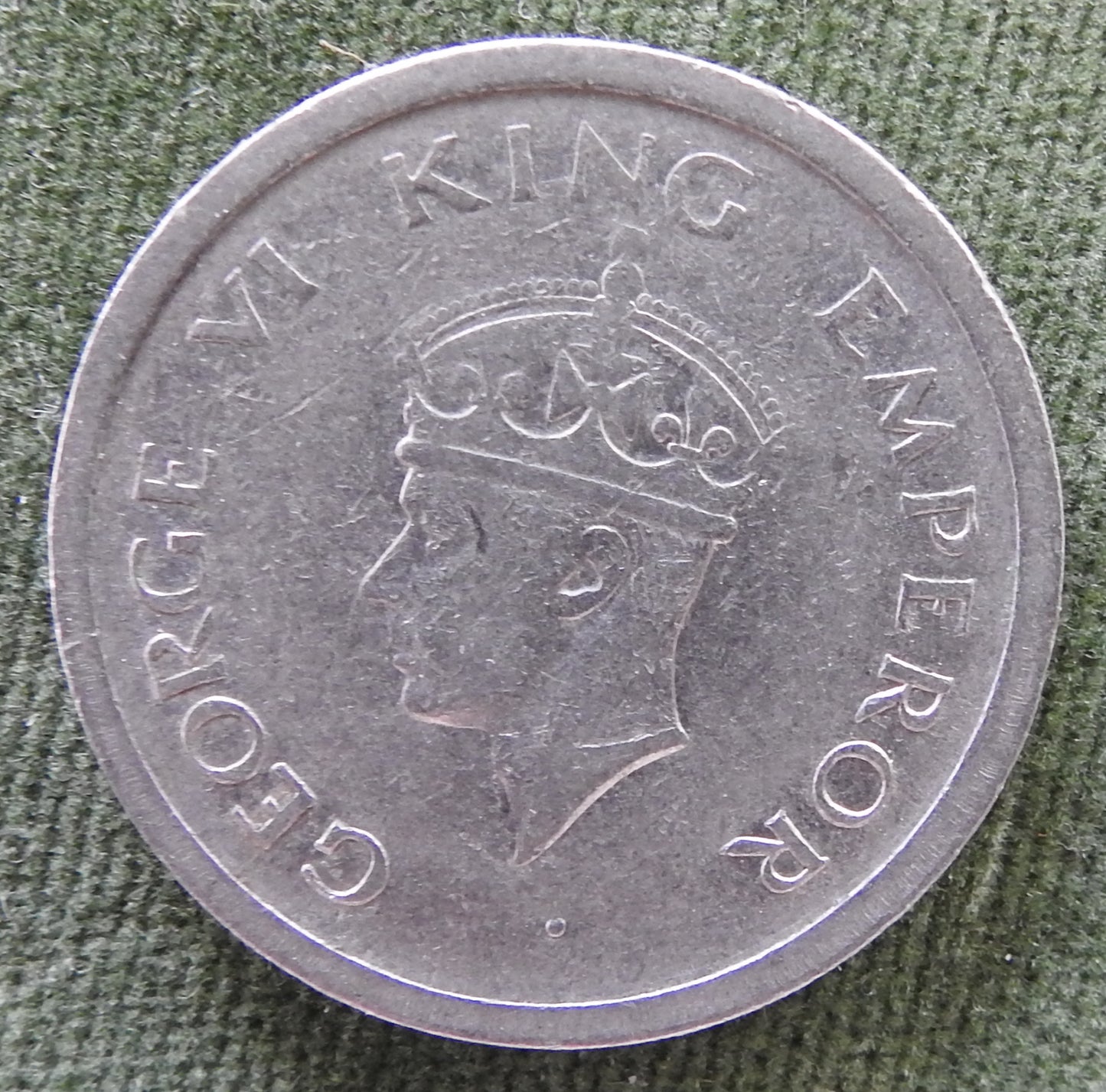 India 1947 ♦ One Rupee Coin Indian Tiger