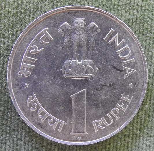 India 1964 1 Rupee Jawaharlal Nehru Coin