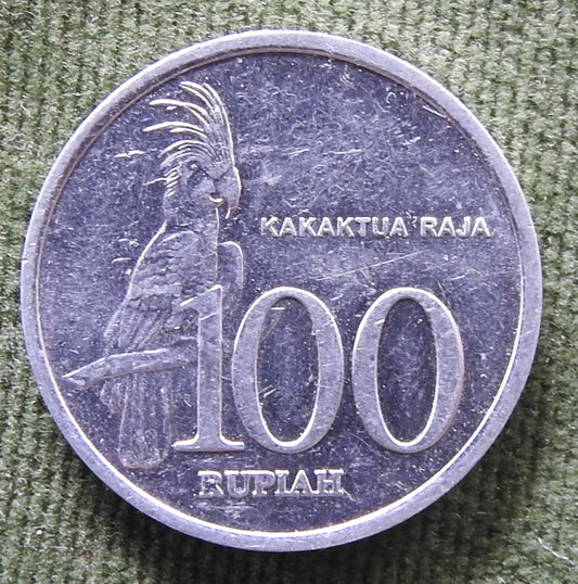 Indonesian 1999 100 Rupiah Black Palm Cockatoo Coin
