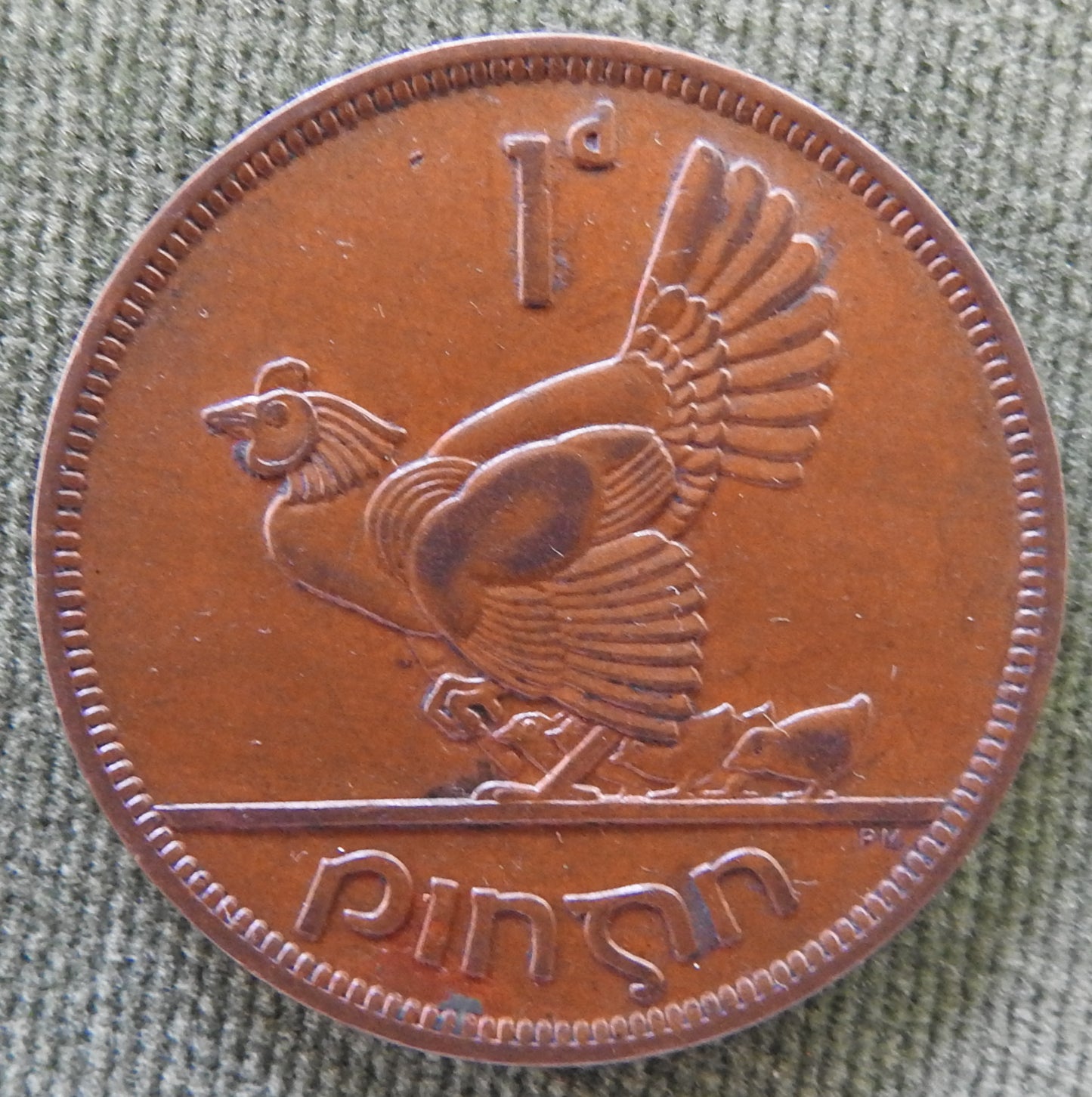 Ireland Eire 1949 1 Pingn 1d Coin